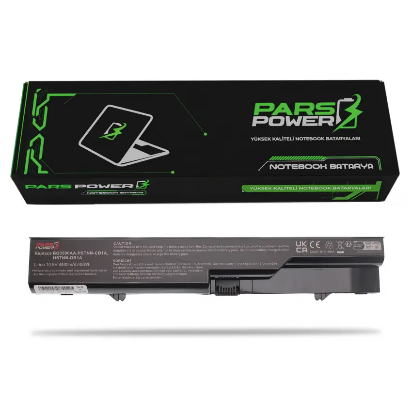 Hp ProBook 4425s, 4520s, 4525s Serisi Batarya - Pil (Pars Power)
