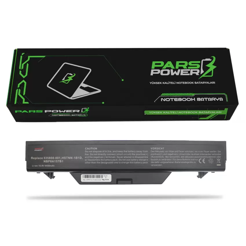Hp ZZ06, ZZ08, ZZ12 Batarya - Pil (Pars Power)