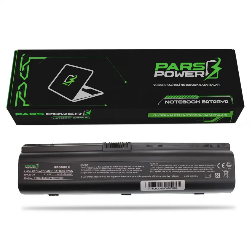 HP HSTNN-0B46, HSTNN-C17C, HSTNN-DB31 Notebook Batarya - Pil (Pars Power)