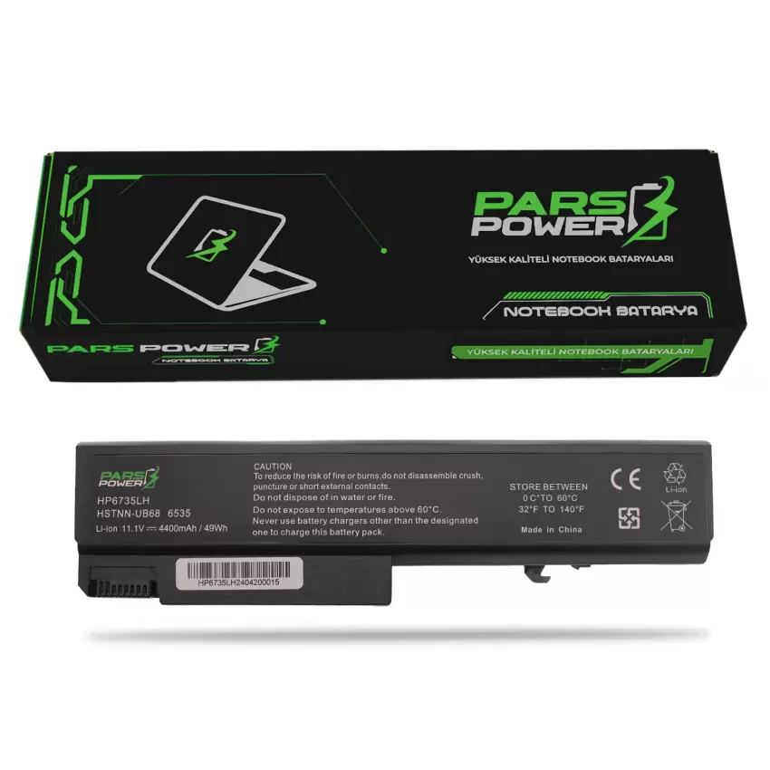 Hp EliteBook 8440p VQ664EA, VQ665EA Notebook Batarya - Pil (Pars Power)