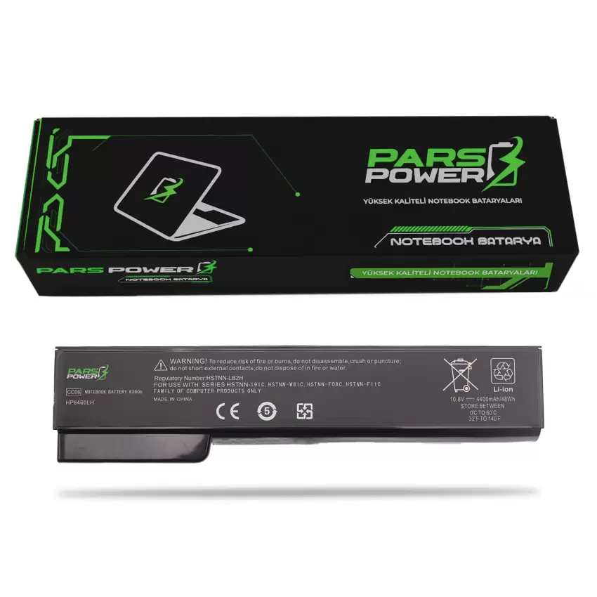 HP HSTNN-LB2Q, HSTNN-OB2E, HSTNN-OB2F Notebook Batarya - Pil (Pars Power)
