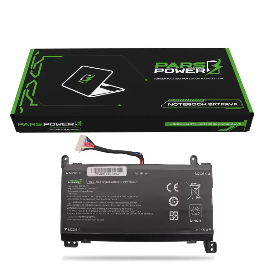 HP OMEN 17-an106nt (4EW34EA) Batarya - Pil (Pars Power)