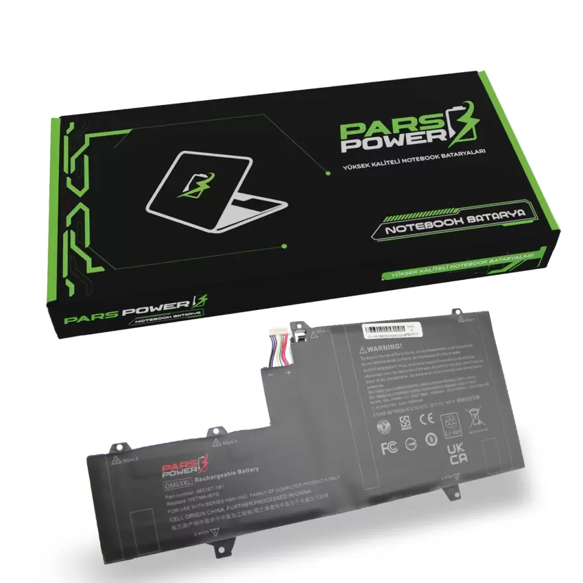 HP EliteBook x360 OMO3XL, HSTNN-1B7O Batarya - Pil (Pars Power)