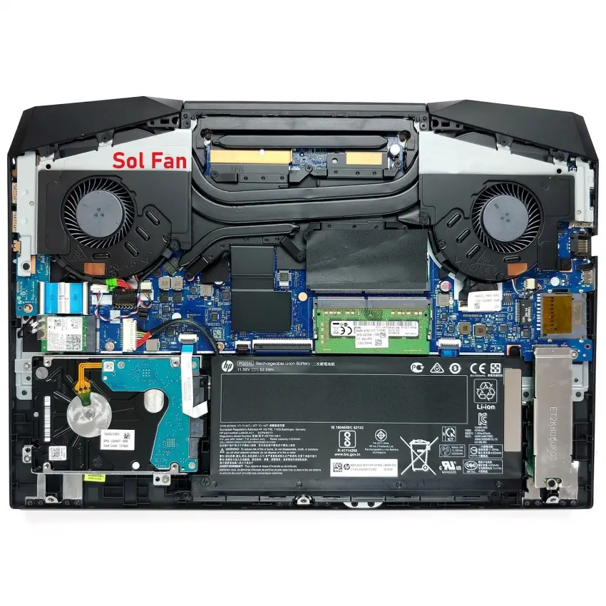 Hp Pavilion Gaming 15-CX0111, 15-CX0112 Gpu-Vga Fan - Ekran Kartı Fanı