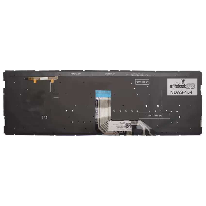Asus Vivobook 15 K513, K513E Klavye Işıklı (Siyah TR)