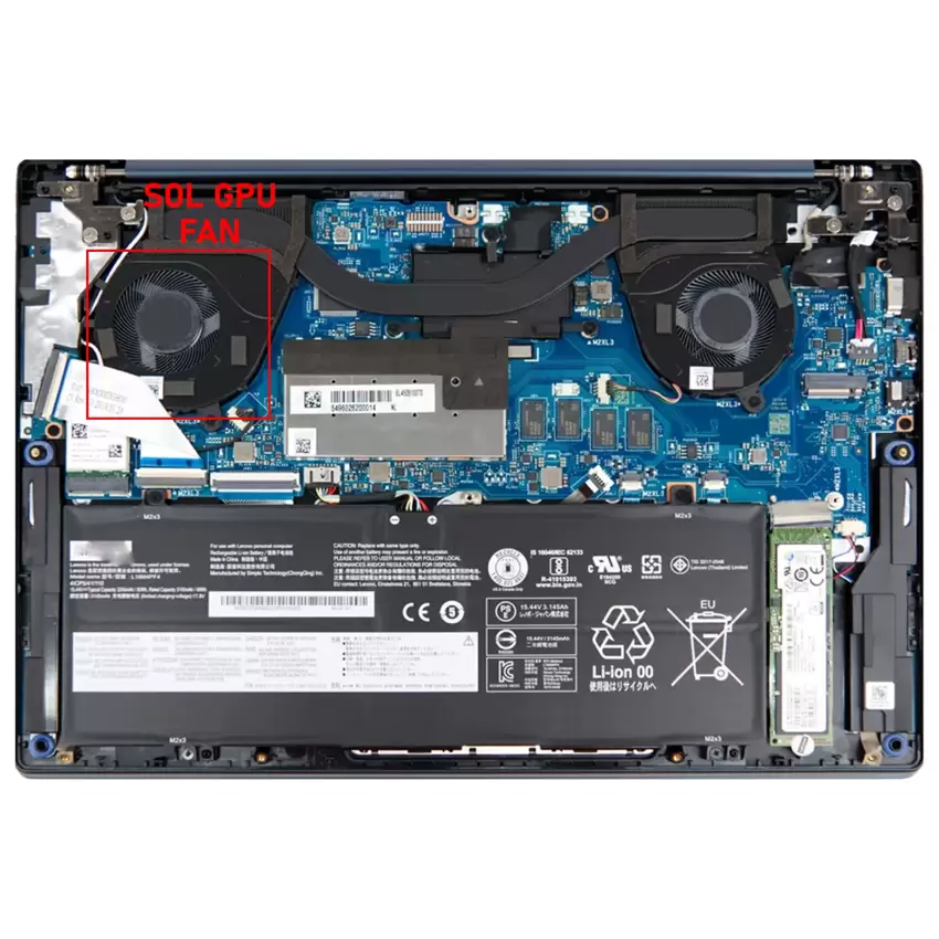 Lenovo IdeaPad C340-14API Type 81N6 GPU-Vga Fan - Ekran Kartı Fanı