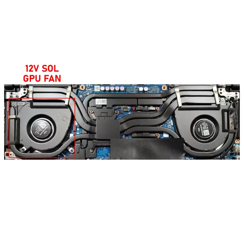 Asus Tuf Dash F15 FX517Z GPU-Vga Fan - Ekran Kartı Fanı