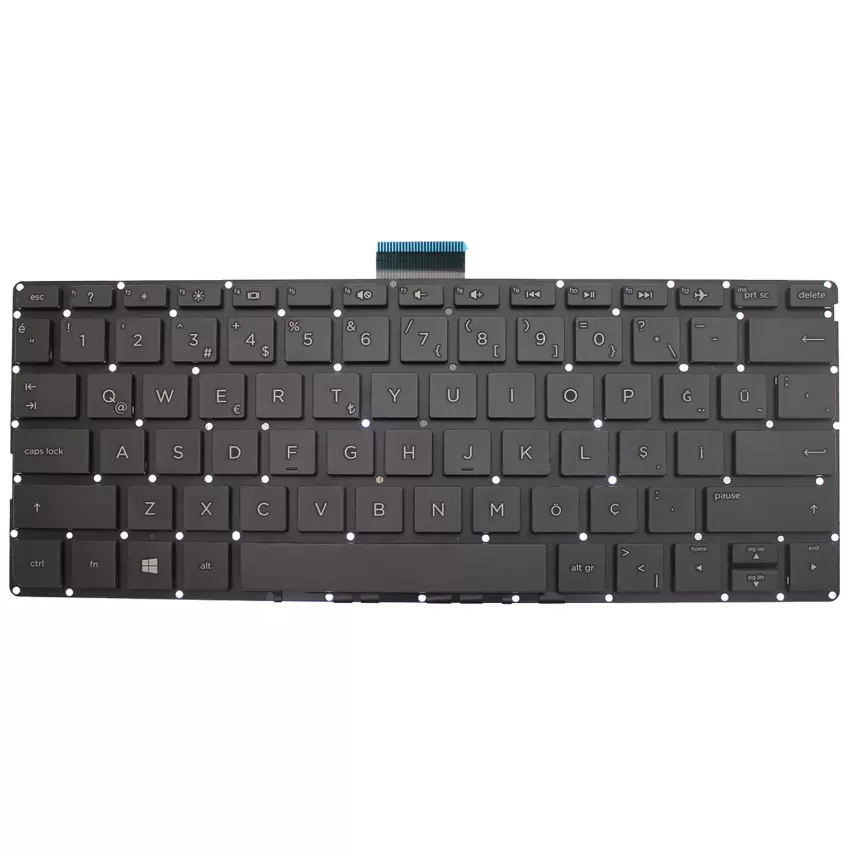 Hp Pavilion x360 m1-u000, M1-U, M3-U Klavye (Siyah TR)