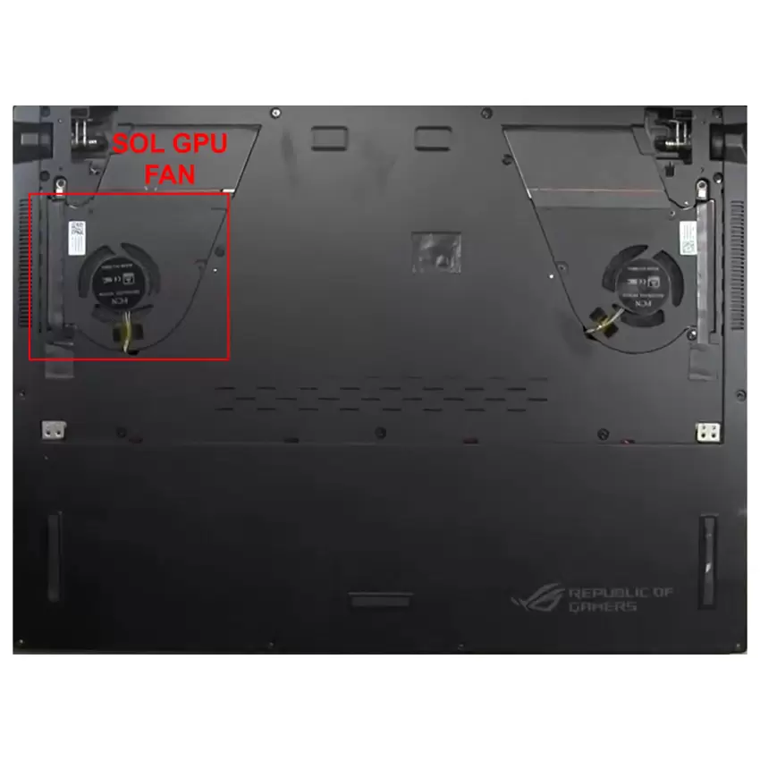 Asus Rog Zephyrus S GX531, GX531G GPU-Vga Fan - Ekran Kartı Fanı