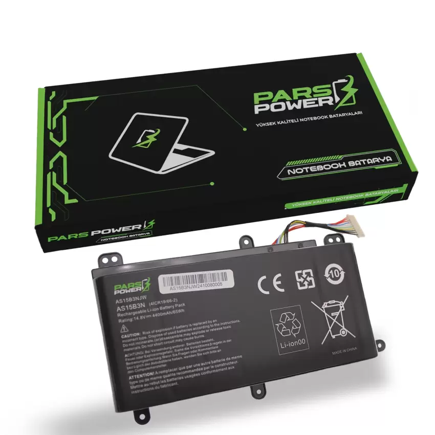 Acer AS15B3NJW Batarya - Pil (Pars Power)