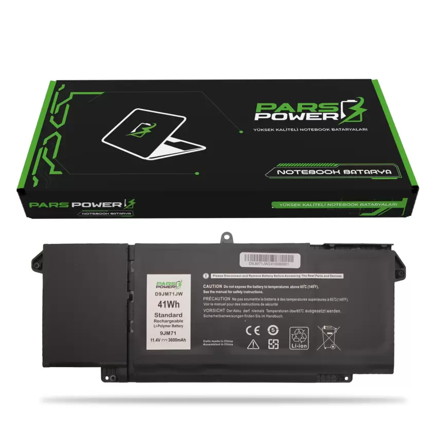 Dell Latitude 5320 N016L532013EMEA, N016L532013EMEA_U Batarya - Pil (Pars Power)