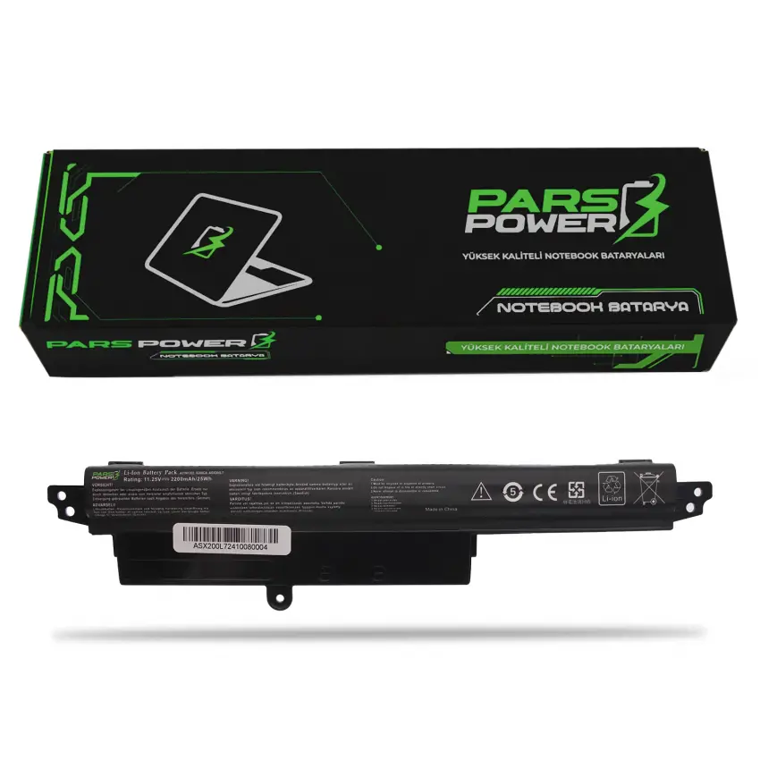 Asus Vivobook F200CA Notebook Batarya - Pil (Pars Power)