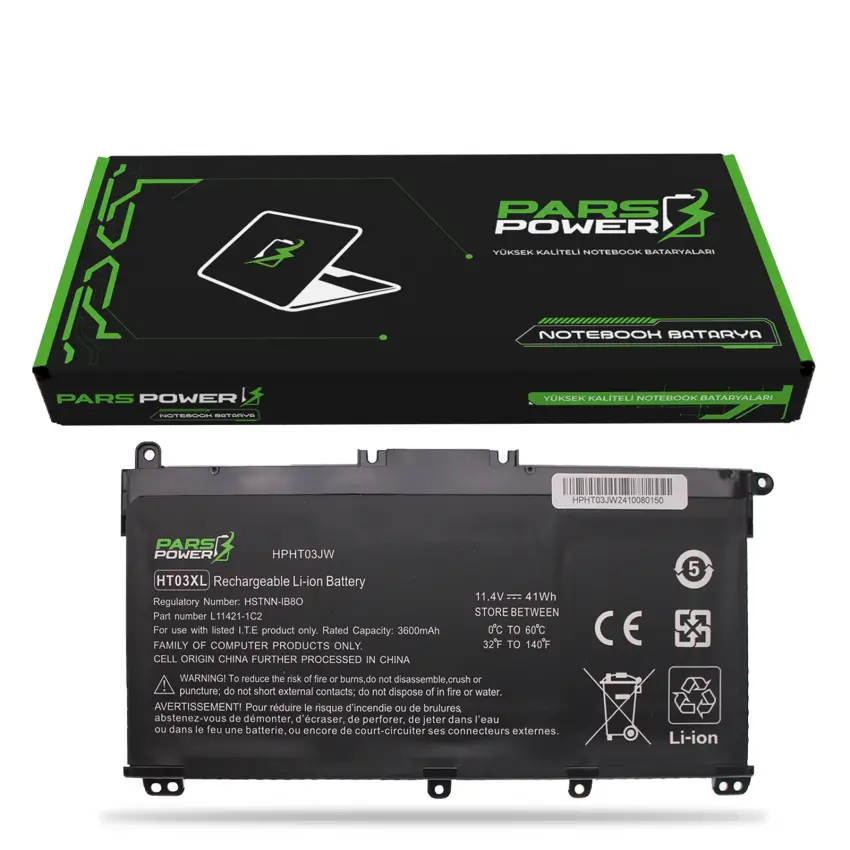 HP 250 G7 6MQ82EA, 255 G7 9TV56ES Batarya - Pil (Pars Power)