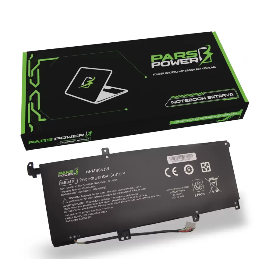 Hp Envy x360 15-aq100, 15-aq101ng Batarya - Pil (Pars Power)