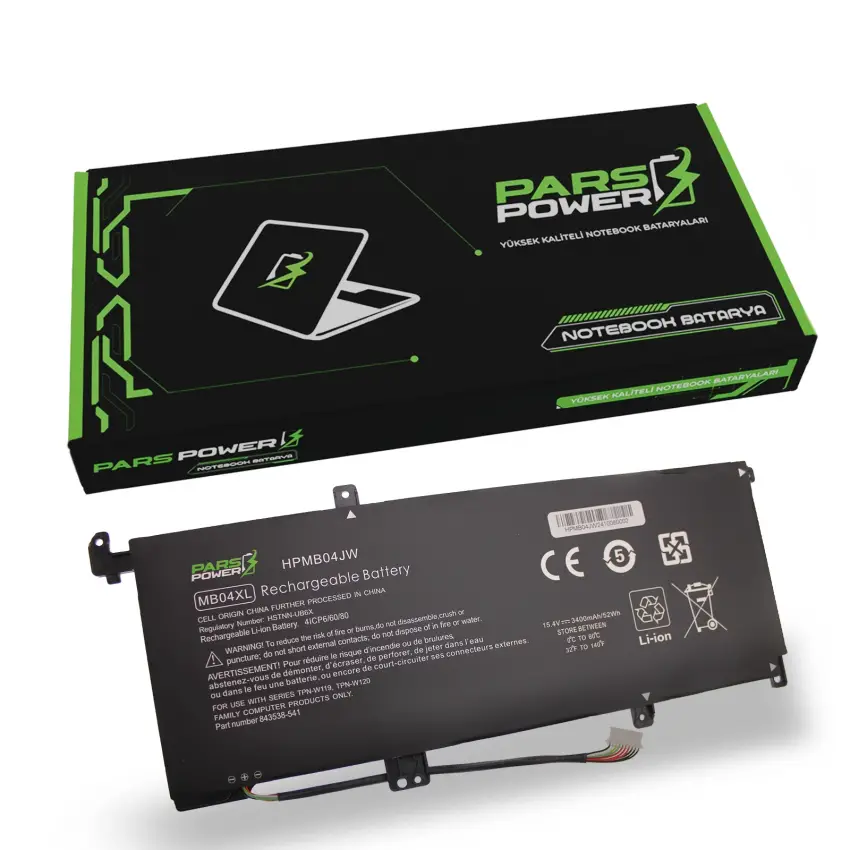 Hp Envy x360 843538-541, 844204-850, 844204-855 Batarya - Pil (Pars Power)