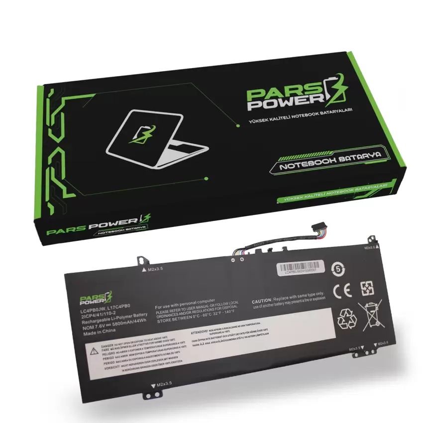 Lenovo Yoga 530-14IKB 81EK00DUTX Batarya - Pil (Pars Power)
