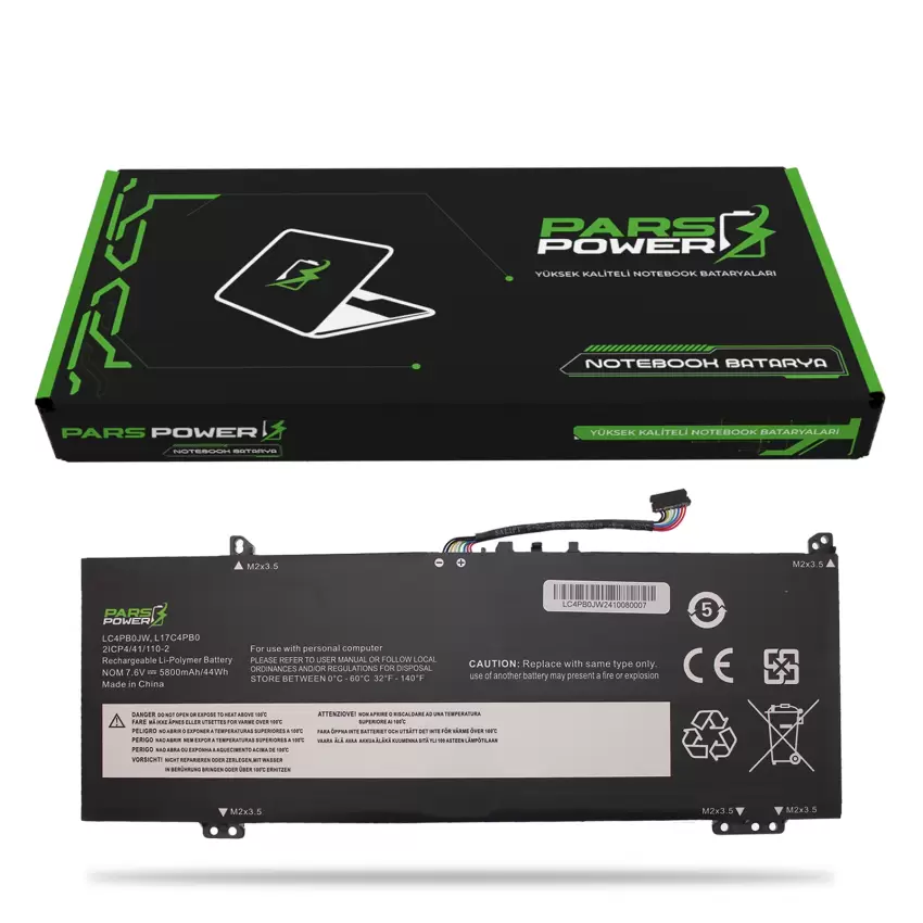 Lenovo Yoga 530-14IKB 81EK00DUTX Batarya - Pil (Pars Power)