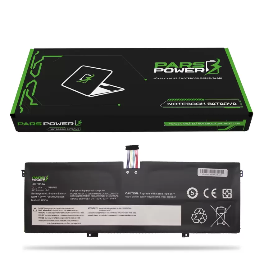 Lenovo Yoga C930 81C400QFTX Batarya - Pil (Pars Power)