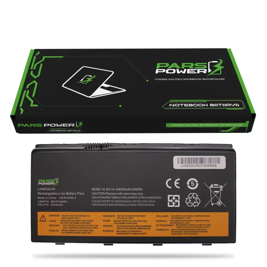 Lenovo ThinkPad SB10T83193, OOHWO30 Batarya - Pil (Pars Power)
