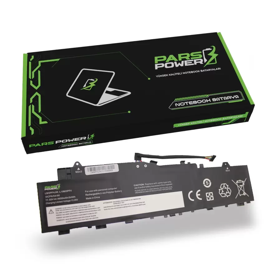 Lenovo IdeaPad L19M3PF3, L19M3PF4 Batarya - Pil (Pars Power)