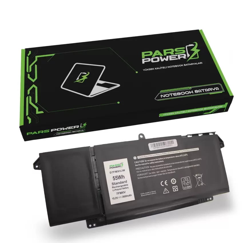 Dell Latitude 5320 N016L532013EMEA, N016L532013EMEA_U Batarya - Pil (Pars Power)