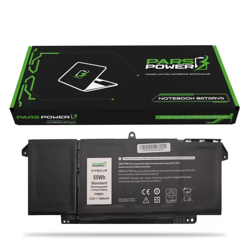 Dell Latitude 5320 N016L532013EMEA, N016L532013EMEA_U Batarya - Pil (Pars Power)