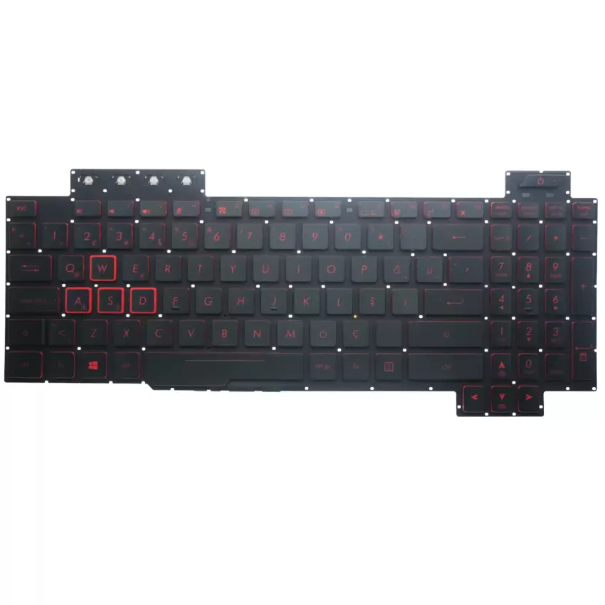 Asus TUF Gaming FX505DU-MB Klavye Işıklı (Siyah TR)