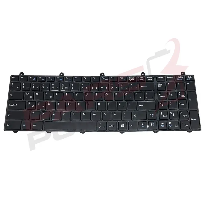 Msi GE70 2QD-820XTR, GE60 2QD-1018XTR Notebook Klavye (Siyah TR)