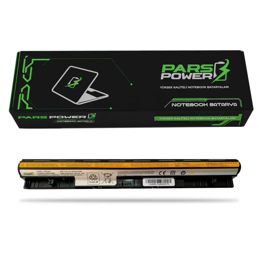 Lenovo Eraser G40-30, G40-45, G40-70m Notebook Batarya - Pil (Pars Power)