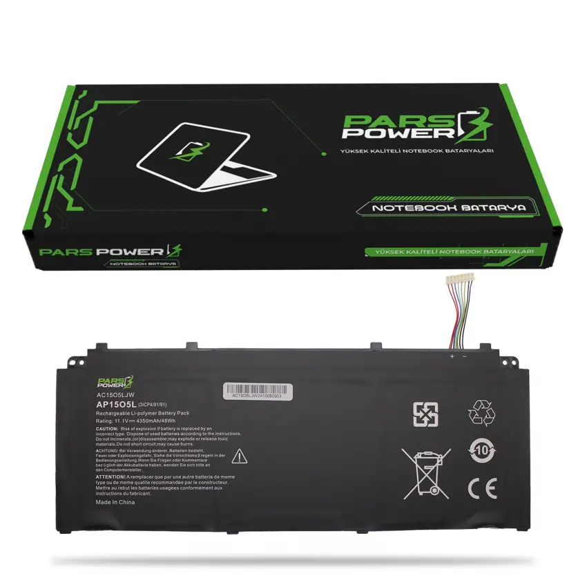 Acer Aspire S5-371-76WD, S5-371-781C Batarya - Pil (Pars Power)