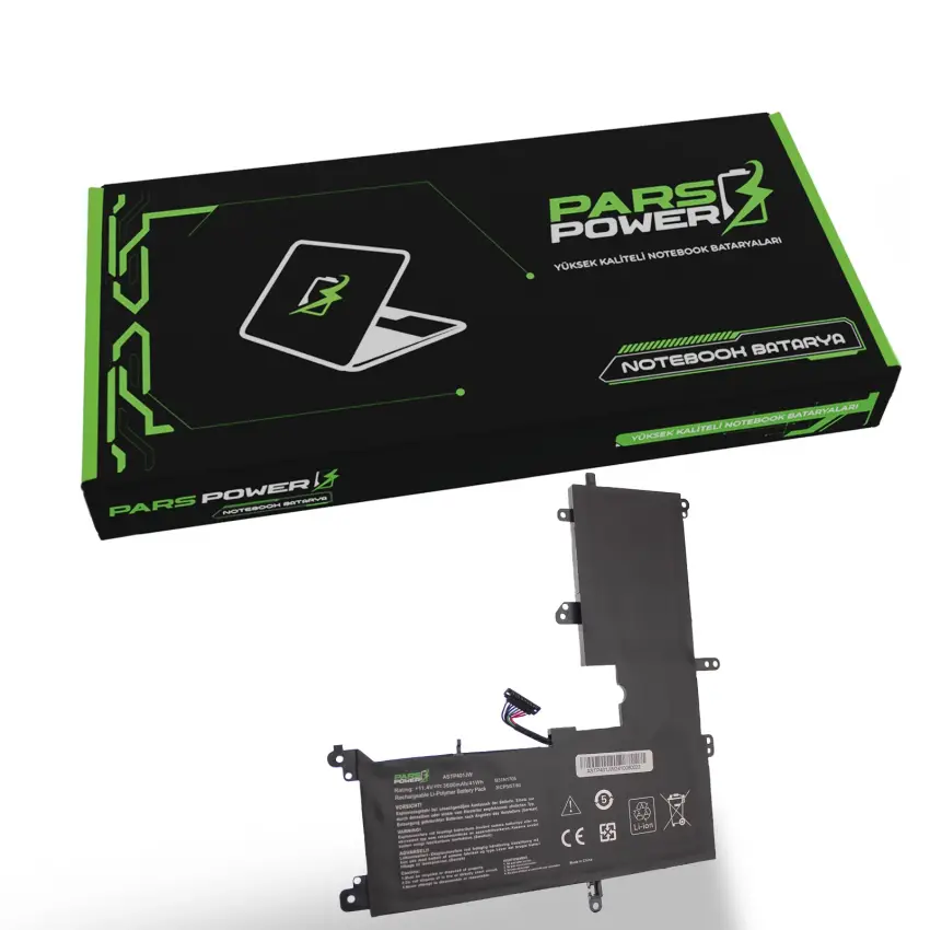 Asus VivoBook Flip 14 TP410UA-E Batarya - Pil (Pars Power)