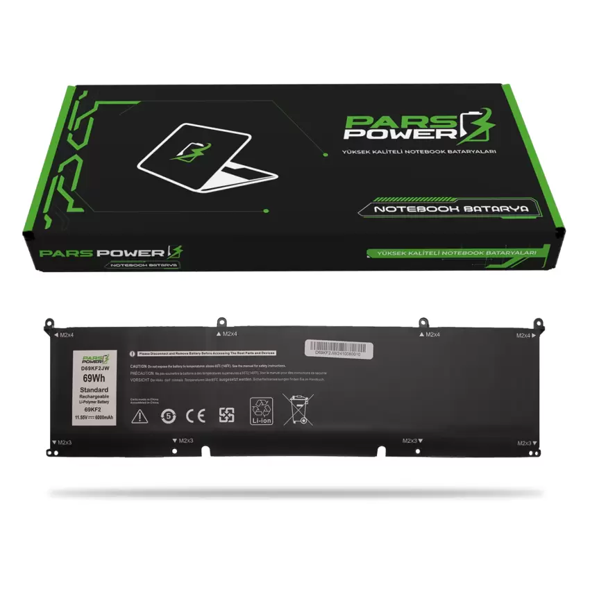 Dell G Serisi G16 7620, G16 7630 Batarya - Pil (Pars Power)