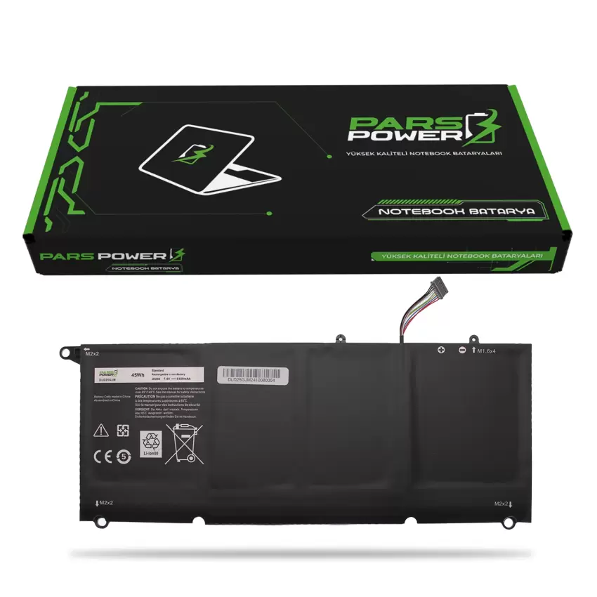 Dell XPS 13, P54F Batarya - Pil (Pars Power)