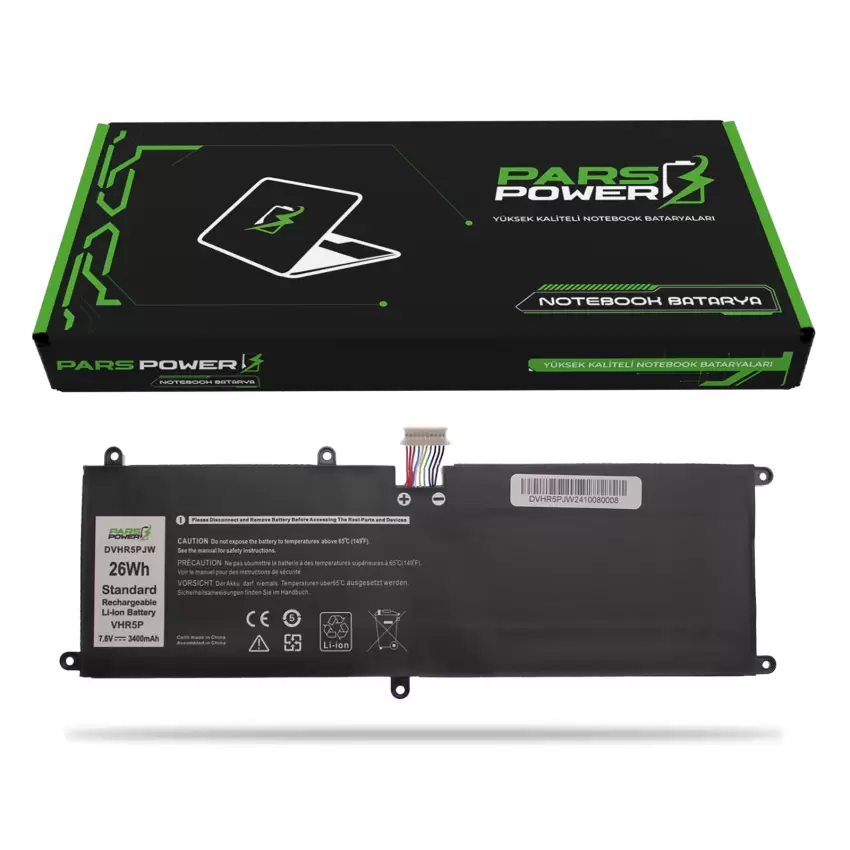 Dell Latitude 11-5175, 11-5179 Batarya - Pil (Pars Power)
