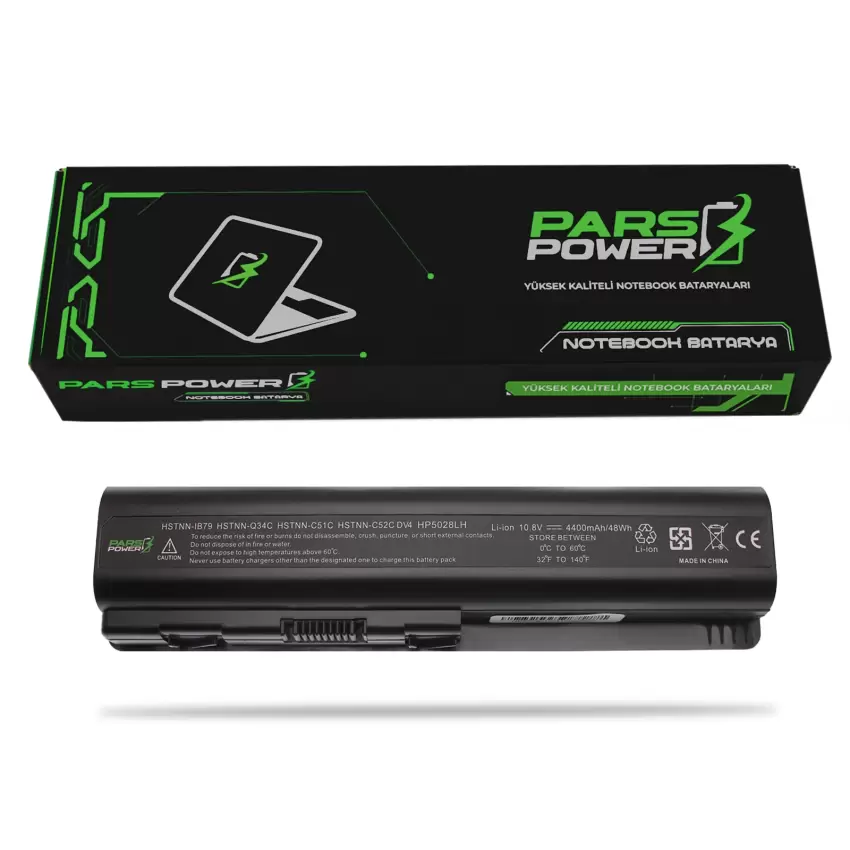 HP G50, G60, G61, G70, G70T, G71, G71T Notebook Batarya - Pil (Pars Power)