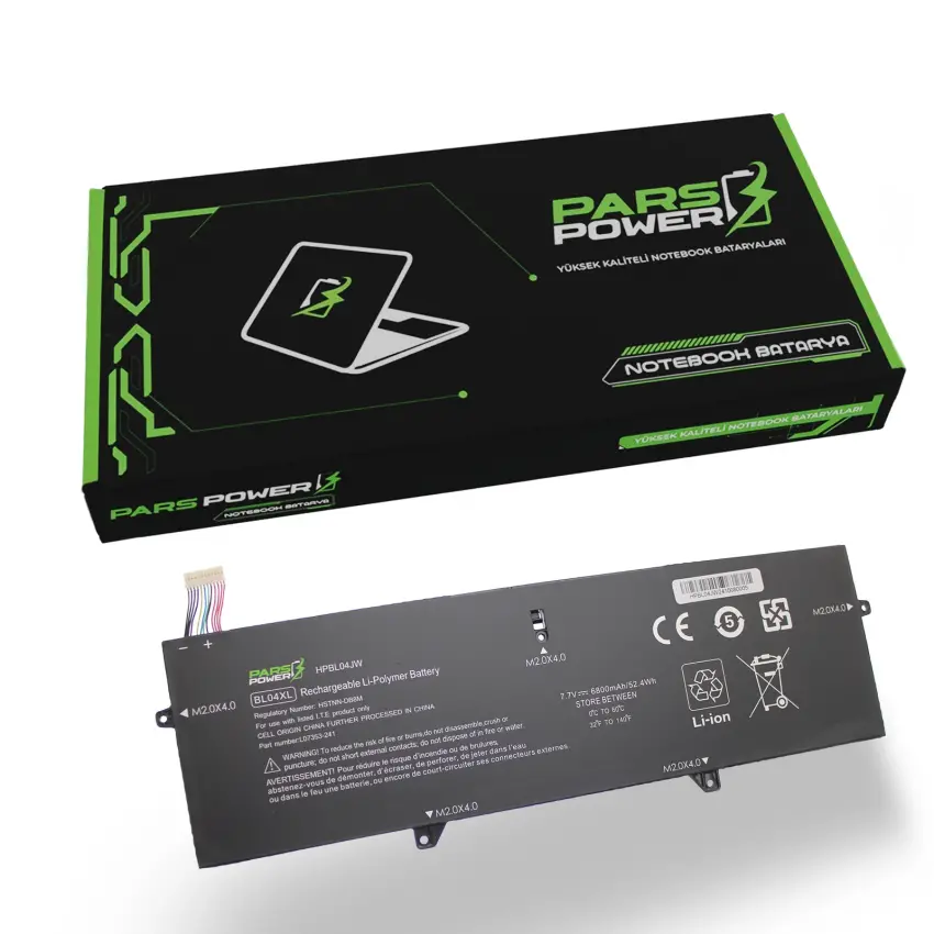 Hp EliteBook x360 1040 G5(5DF79EA), 1040 G5(5DF80EA) Batarya - Pil (Pars Power)