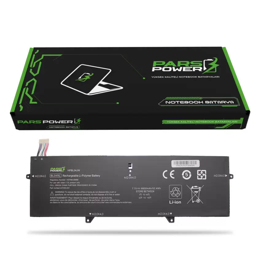 Hp EliteBook x360 1040 G5(5DF79EA), 1040 G5(5DF80EA) Batarya - Pil (Pars Power)