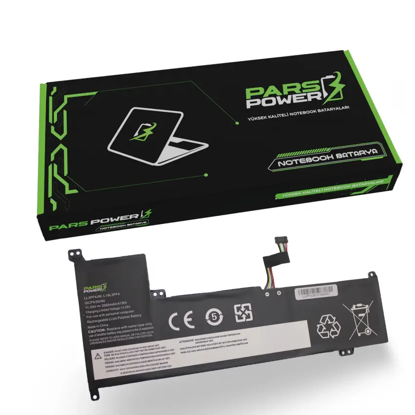 Lenovo IdeaPad 3-17IIL05 81WF Batarya - Pil (Pars Power)