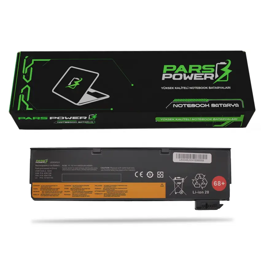 Lenovo ThinkPad X260 Type 20F5 Batarya - Pil (Pars Power)