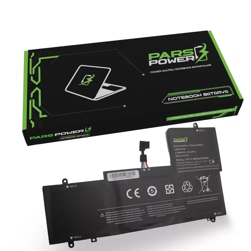 Lenovo Ideapad Yoga 710-15ISK 80U0 Batarya - Pil (Pars Power)