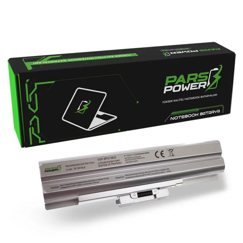 Sony Vaio VGN-AW21M, VGN-AW21S Notebook Batarya - Pil (Pars Power)