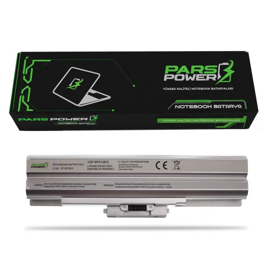 Sony Vaio VGN-AW21M, VGN-AW21S Notebook Batarya - Pil (Pars Power)