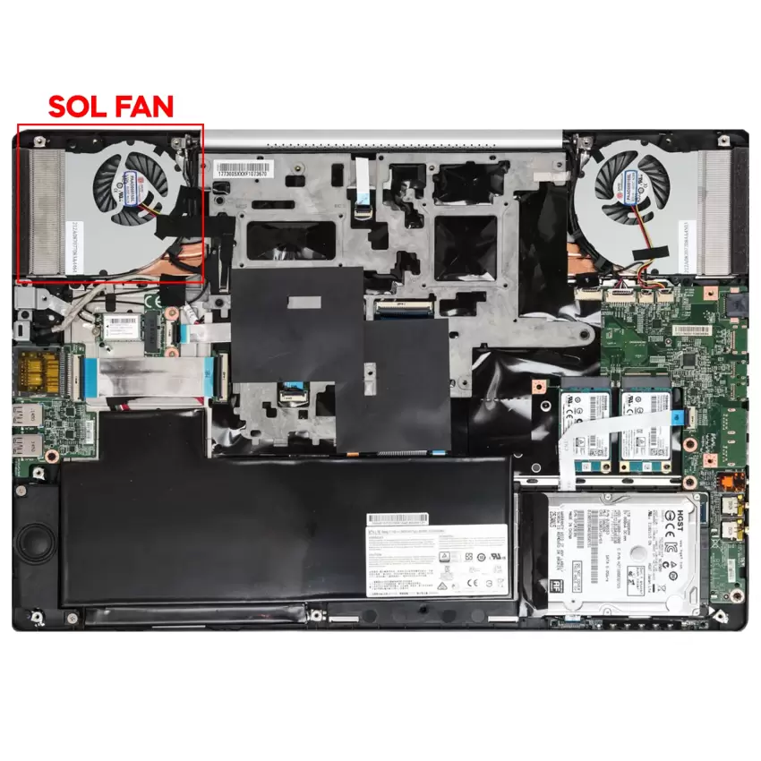 Msi GS72 Stealth Pro(4K) 6QE-243TR CPU Fan - İşlemci Fanı