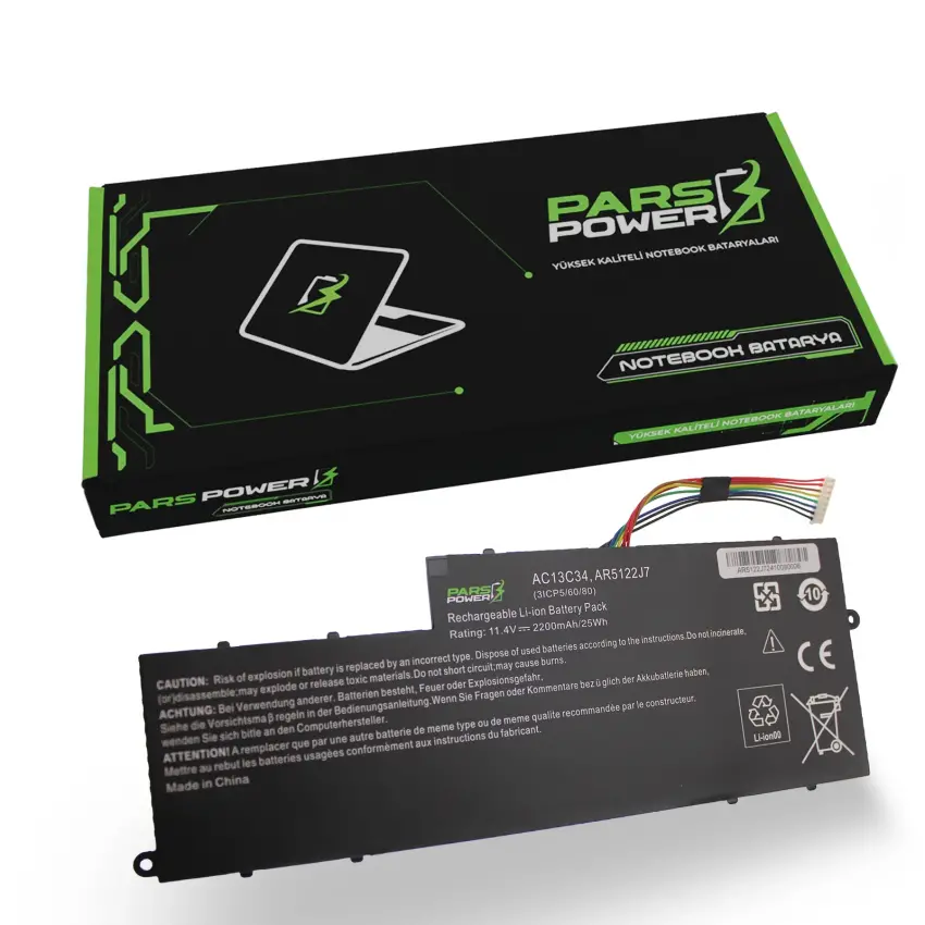 Acer Aspire E3-111, E3-112, E3-112M Batarya - Pil (Pars Power)