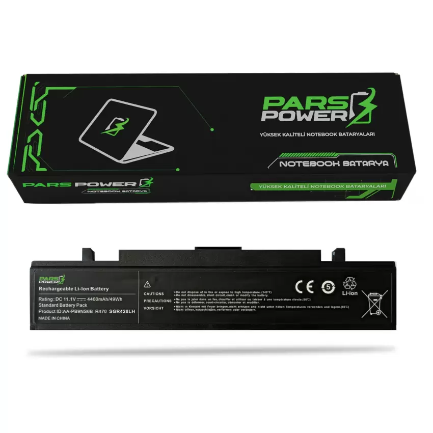 Samsung NP-R530-JT03TR, NP-R538-DA01TR Notebook Batarya - Pil (Pars Power)