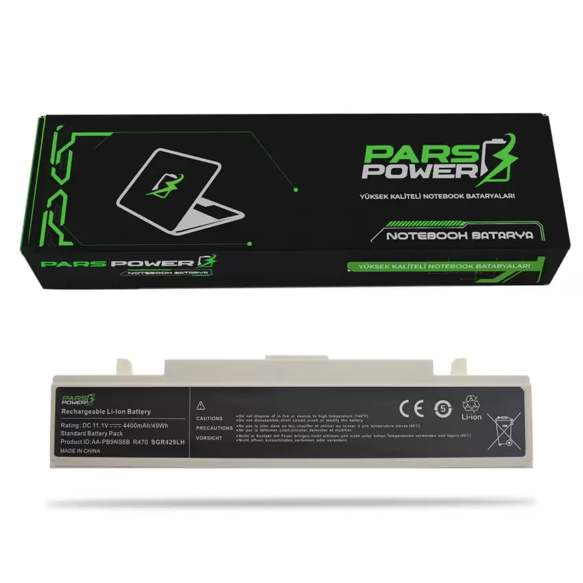 Samsung NP-R530-JS01TR, NP-R530-JS02TR Notebook Batarya - Pil (Pars Power)