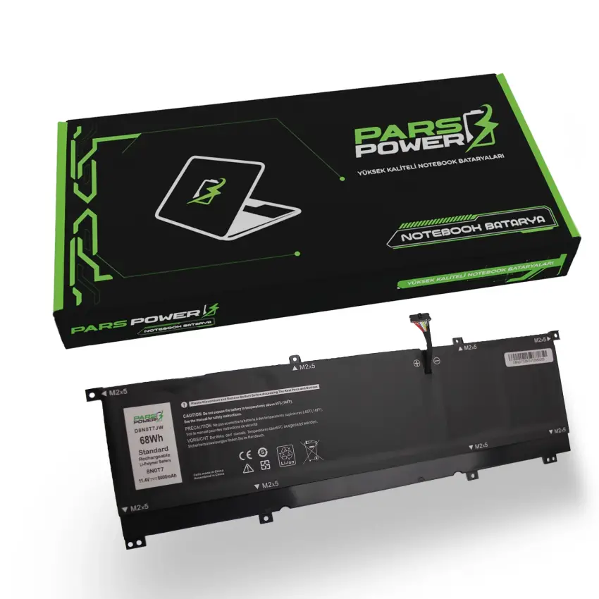 Dell D69V4, 0D69V4, 8NOT7, 08NOT7 Batarya - Pil (Pars Power)