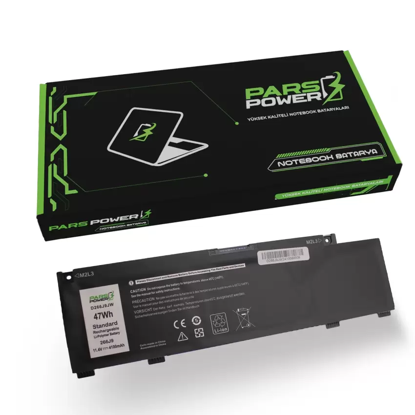 Dell G3 15 3590-4B750F161256C Batarya - Pil (Pars Power)