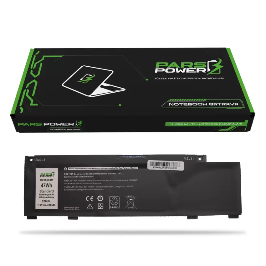Dell G3 15 3590-4B750D2F161C Batarya - Pil (Pars Power)