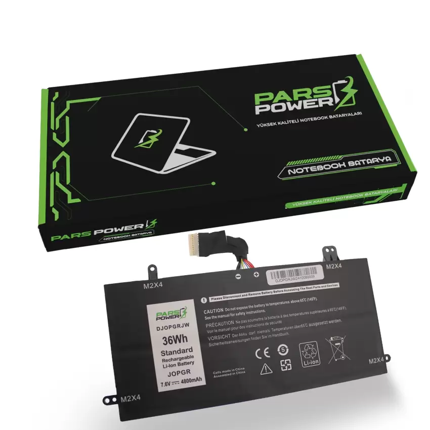 Dell FTH6F, 0FTH6F Batarya - Pil (Pars Power)